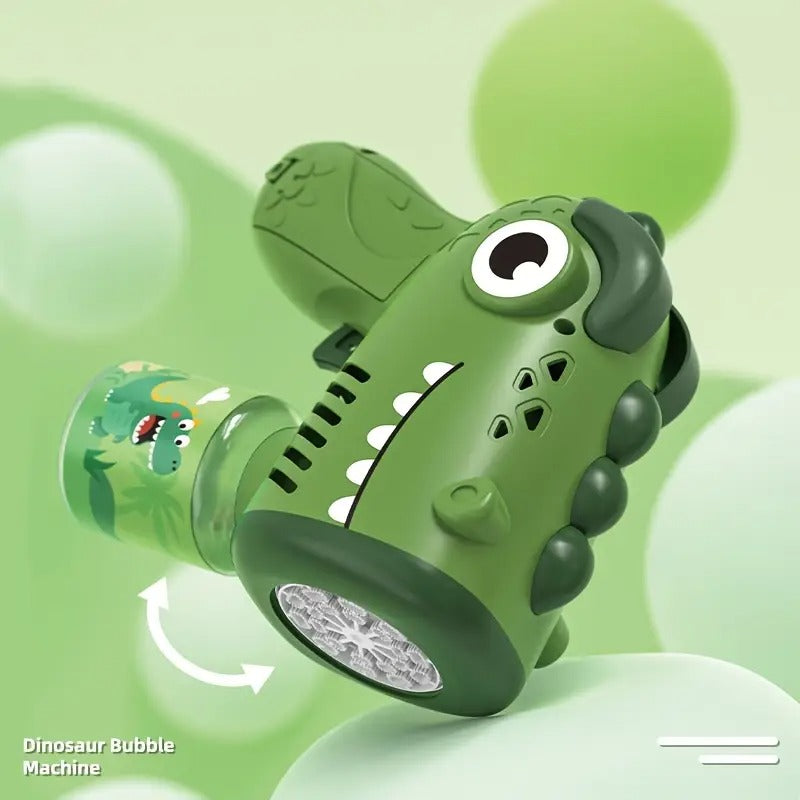 Dinosaur Electric Bubble Gun