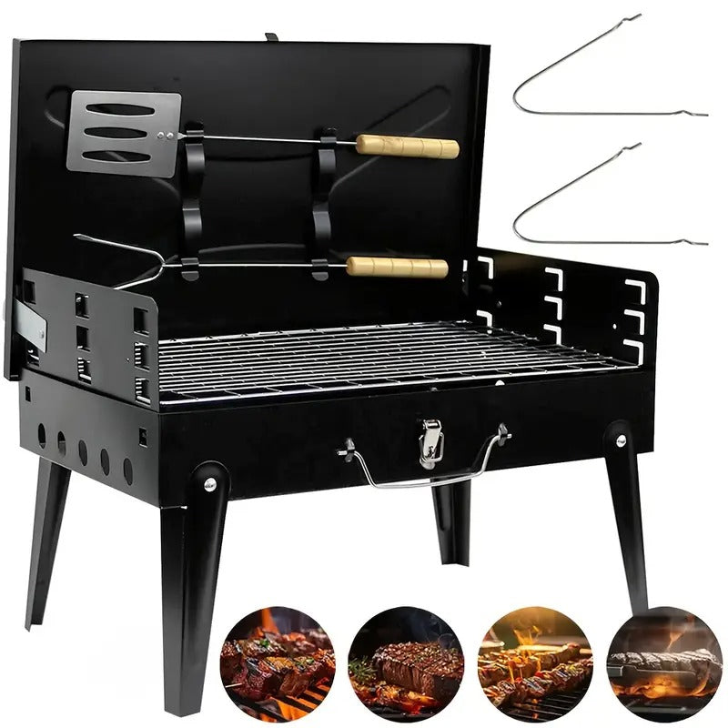 Portable Folding Outdoor Box Barbecue Grill
