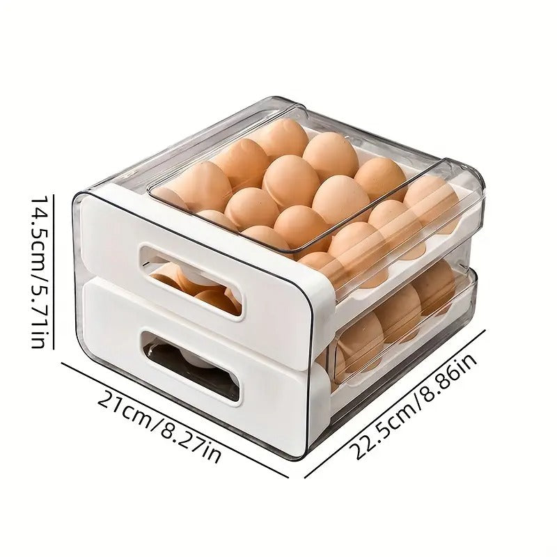 Egg Storage Box with Drawer