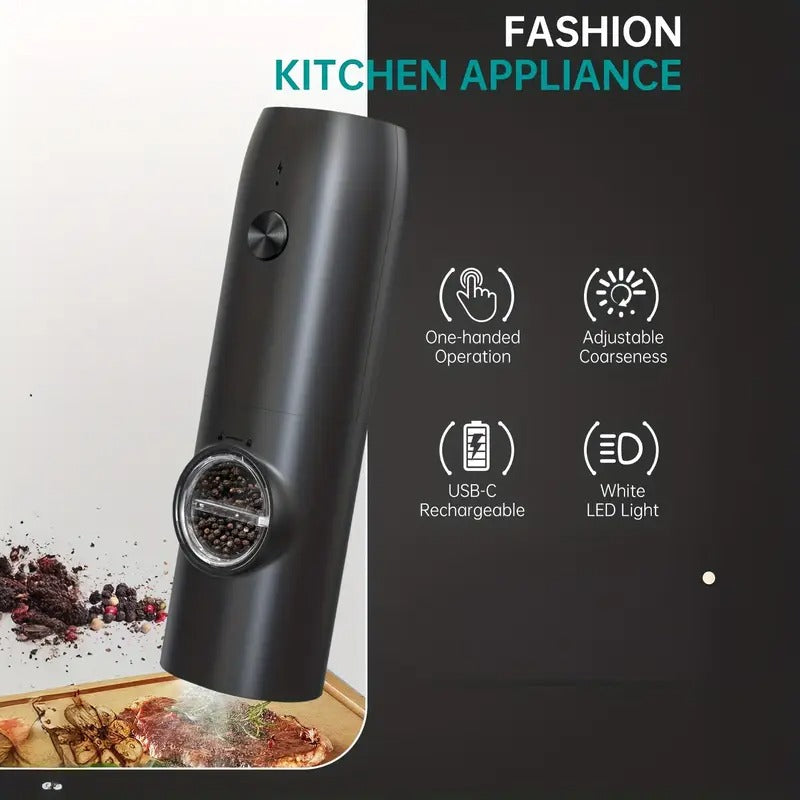 Electric Salt & Pepper Grinder Set