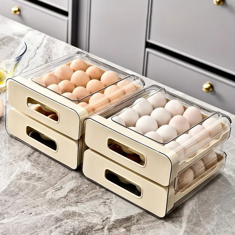 Egg Storage Box with Drawer