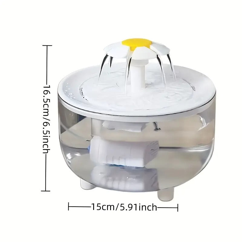 Fountain Flower Cat Drinking Machine