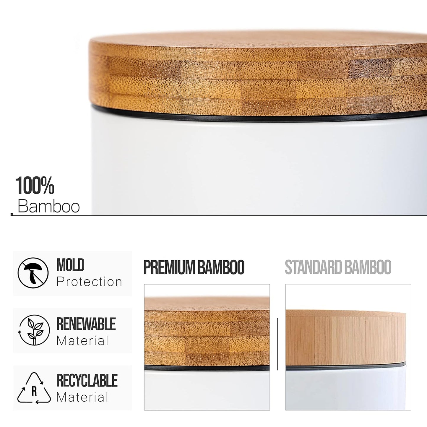 Bamboo Trash Bin