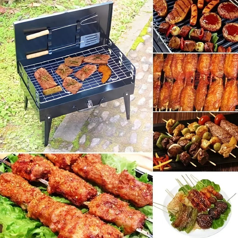Portable Folding Outdoor Box Barbecue Grill