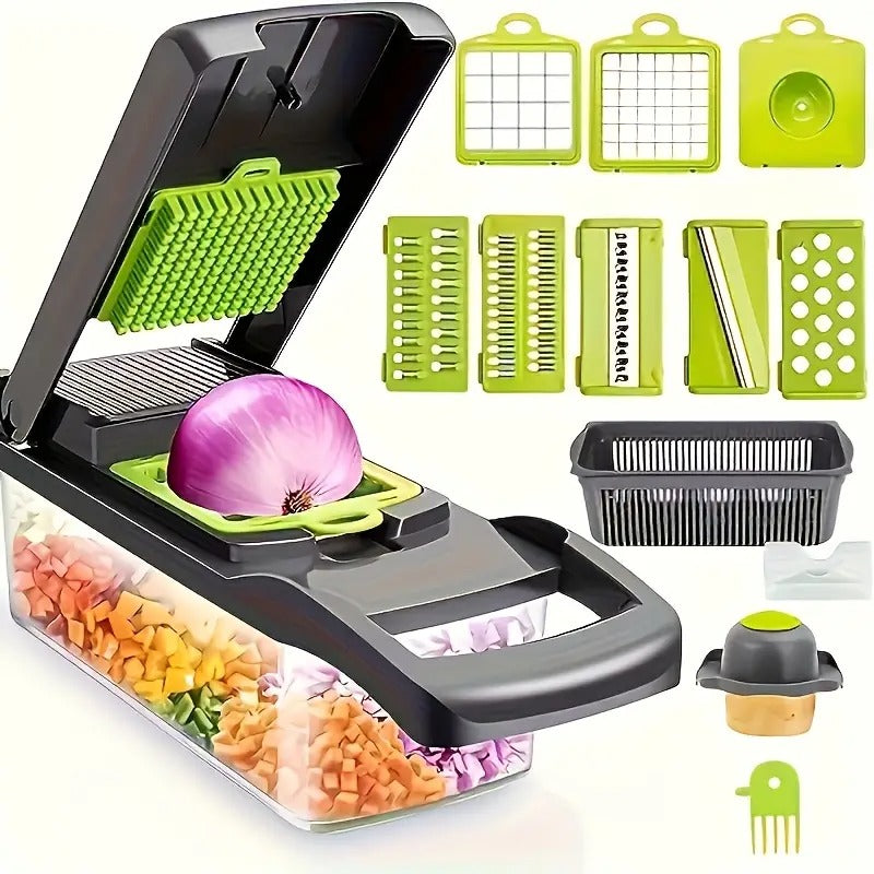 16-in-1 Manual Vegetable Chopper