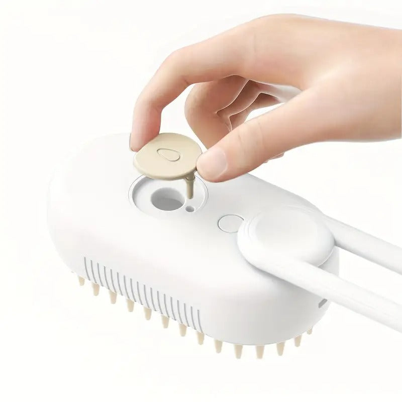3-in-1 Pet Grooming Brush with Steam Function