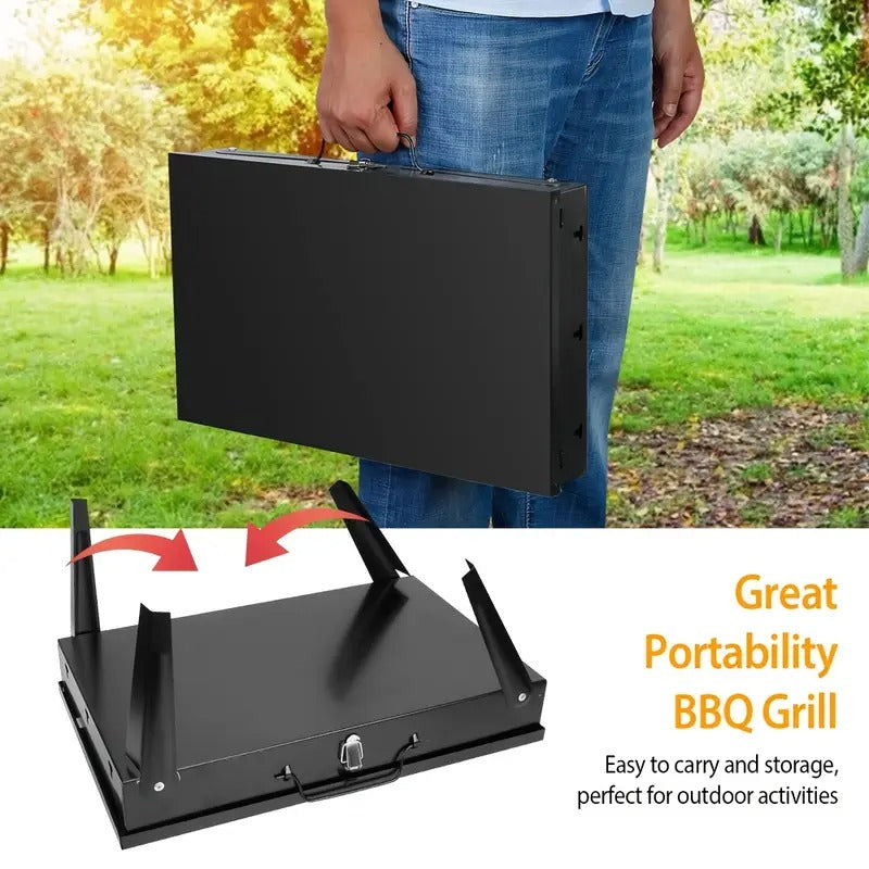 Portable Folding Outdoor Box Barbecue Grill