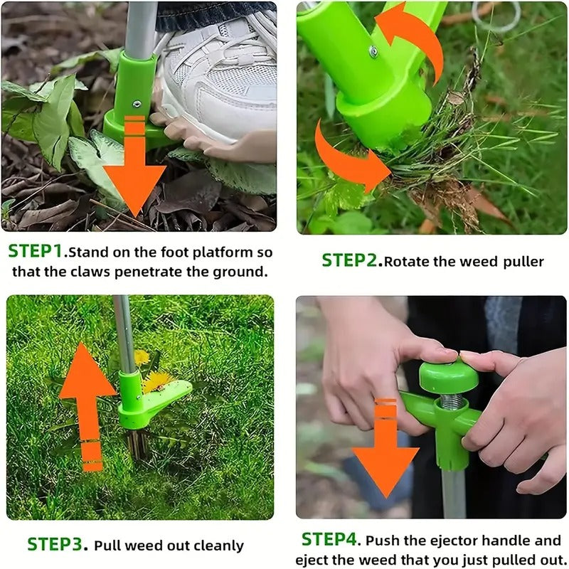 Weed Puller & Root Remover Tool