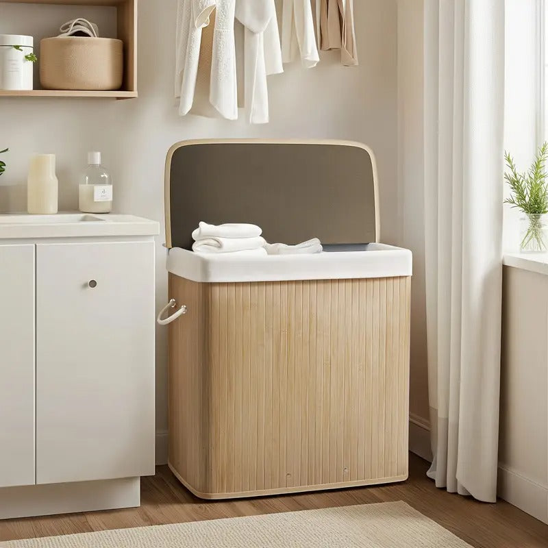 Modern Bamboo Hamper