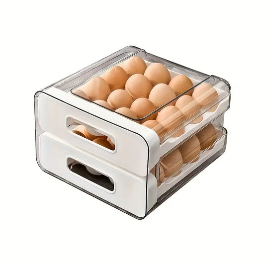 Egg Storage Box with Drawer
