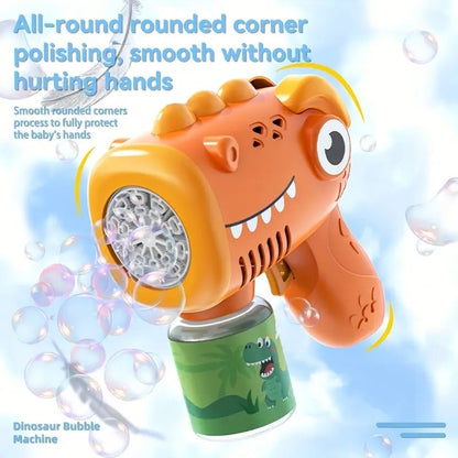 Dinosaur Electric Bubble Gun