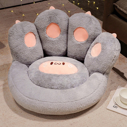 Oreiller en forme de patte de chat