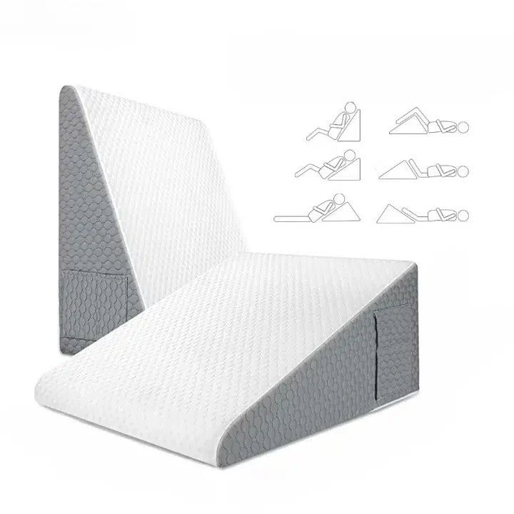 Coussin en coin surélevé pour lit