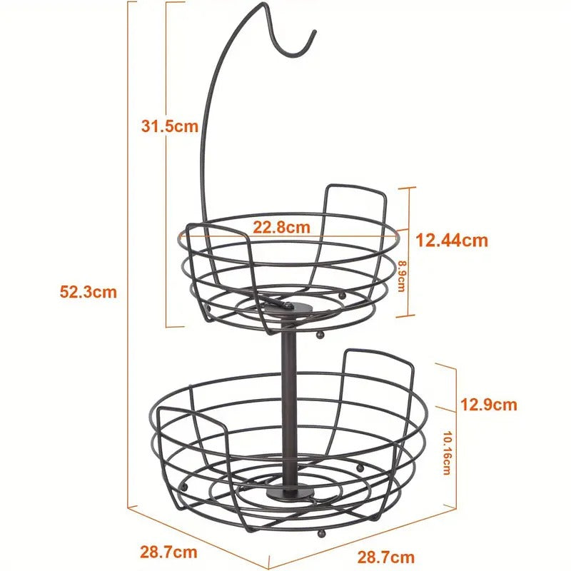 2 Tier Fruit Basket