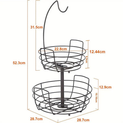 2 Tier Fruit Basket