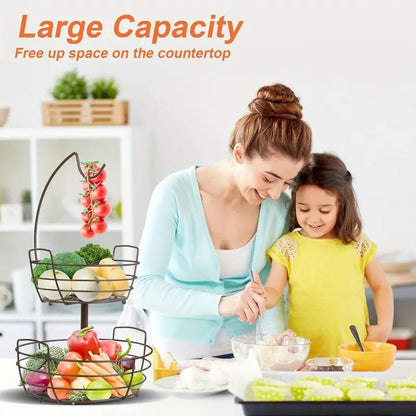2 Tier Fruit Basket