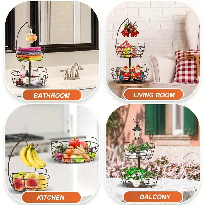 2 Tier Fruit Basket