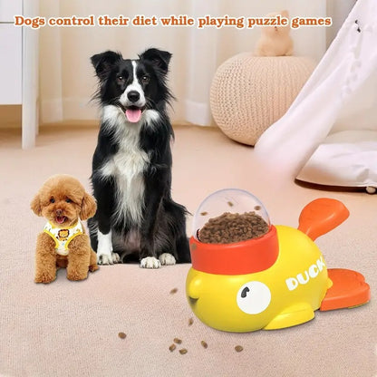 Interactive Press Dog Snack Dispenser Toy