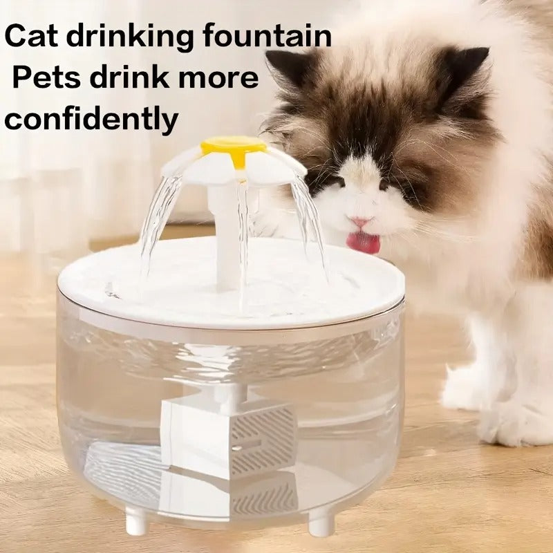 Fountain Flower Cat Drinking Machine