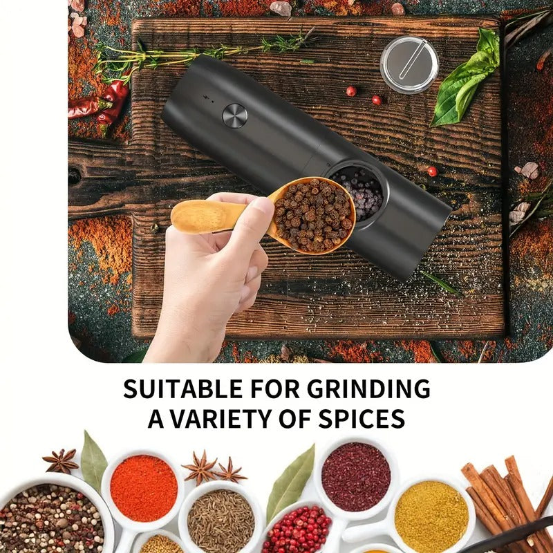 Electric Salt & Pepper Grinder Set