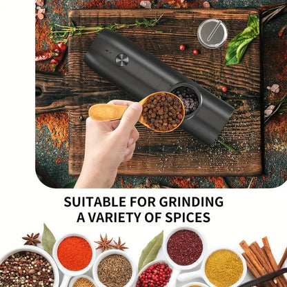 Electric Salt & Pepper Grinder Set
