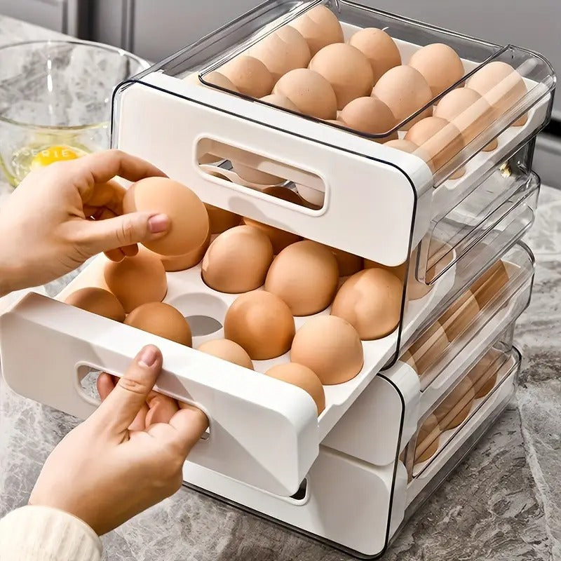 Egg Storage Box with Drawer