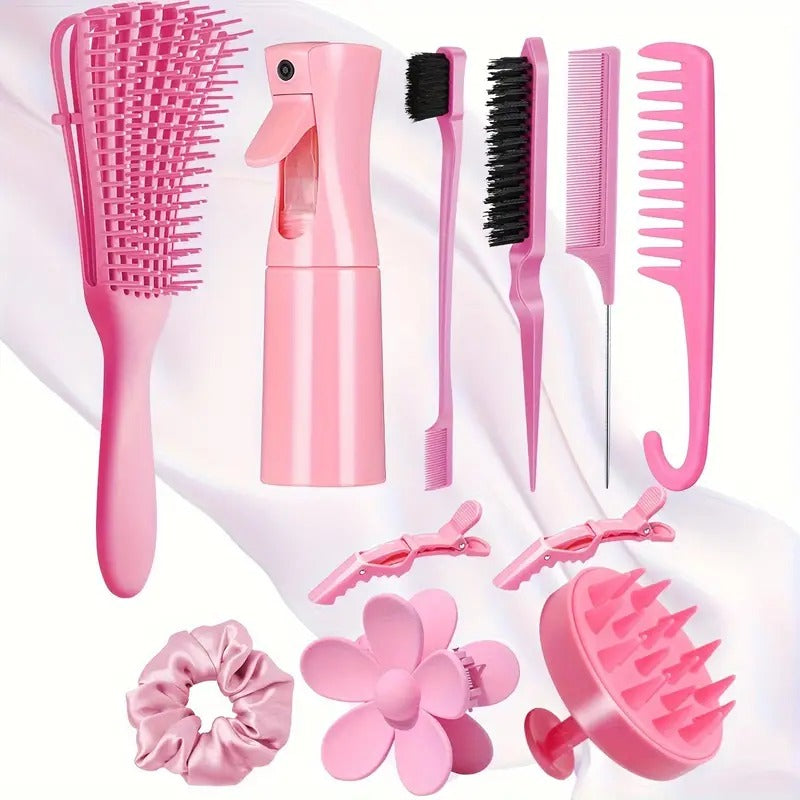 11pcs Hair Brush Set