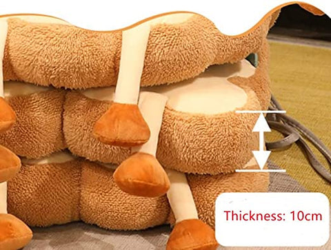 Coussin en peluche Toast mignon