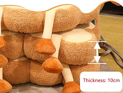 Coussin en peluche Toast mignon