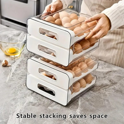 Egg Storage Box with Drawer