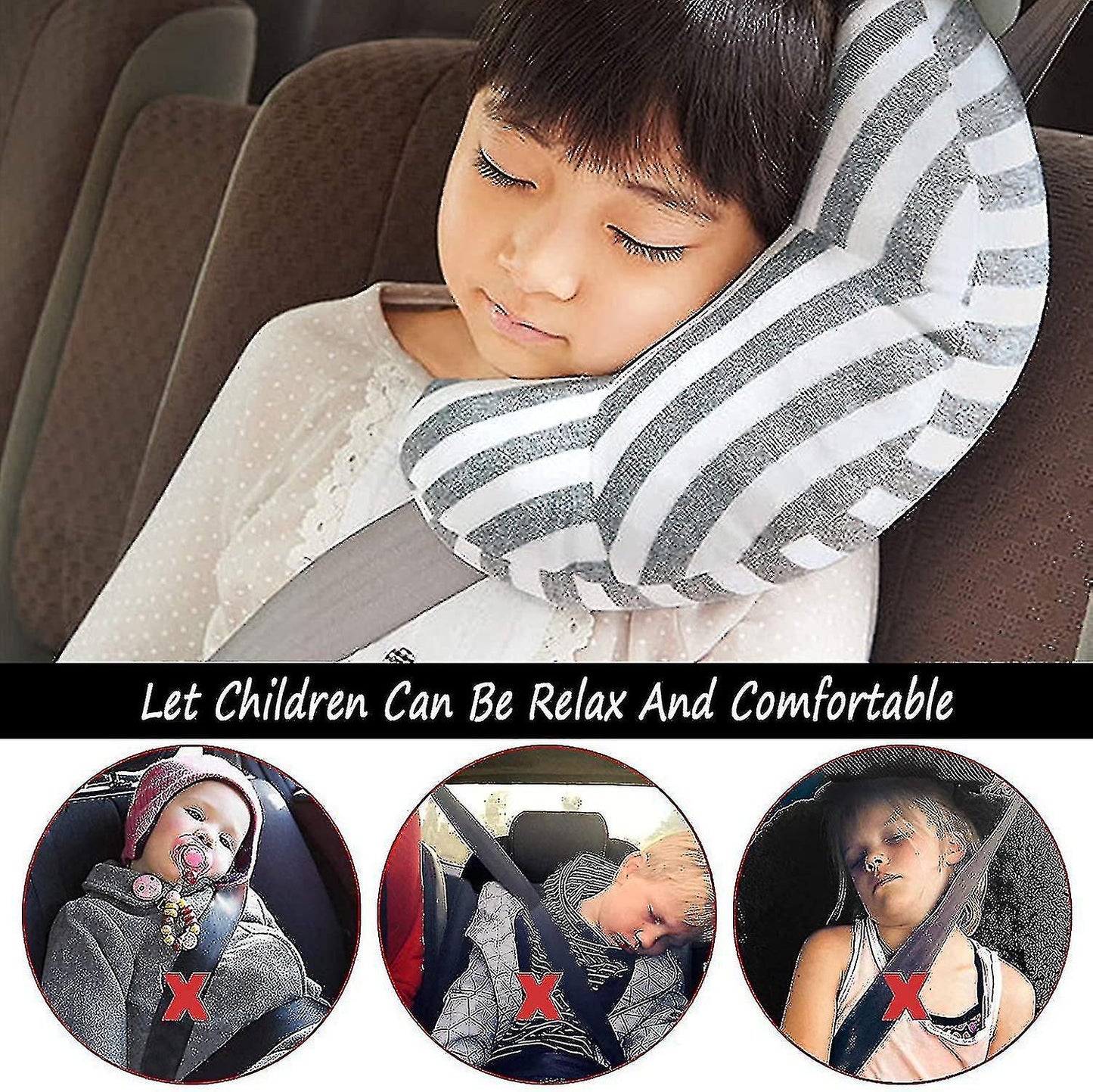Coussin de Ceinture de Sécurité pour Enfant