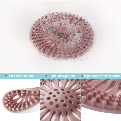 5 Pcs Hair Catcher Shower Drain Covers