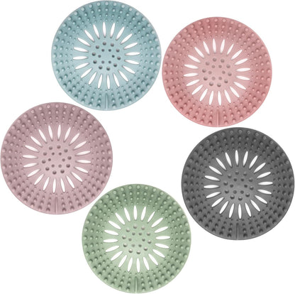 5 Pcs Hair Catcher Shower Drain Covers
