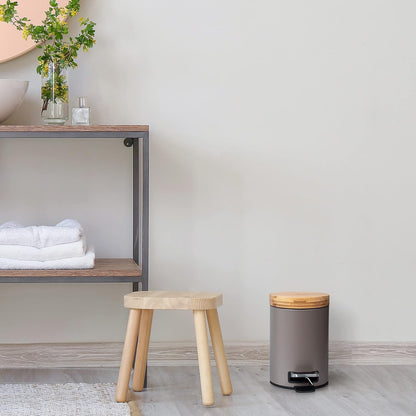 Bamboo Trash Bin