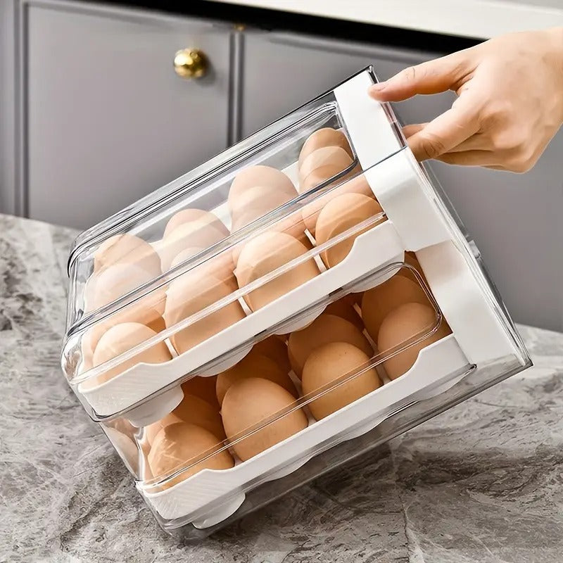 Egg Storage Box with Drawer
