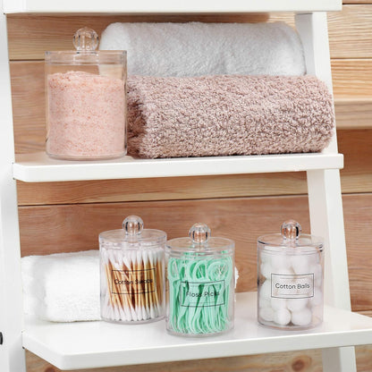 4 Pack Acrylic Qtip Holder