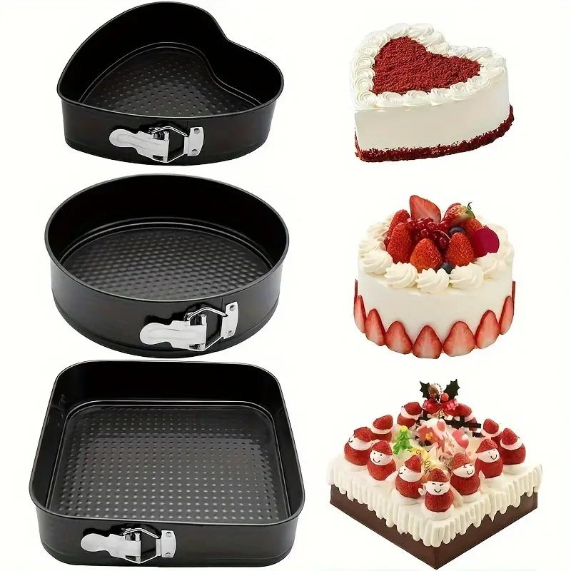 3 Styles Set Baking Tray Cake Mold