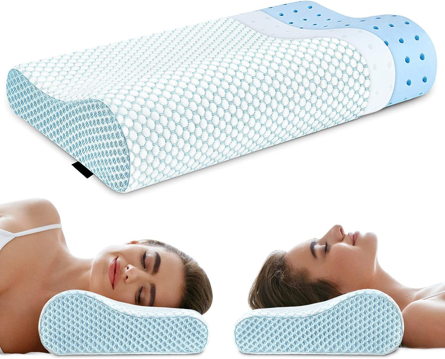 Oreiller cervical en mousse à mémoire de forme