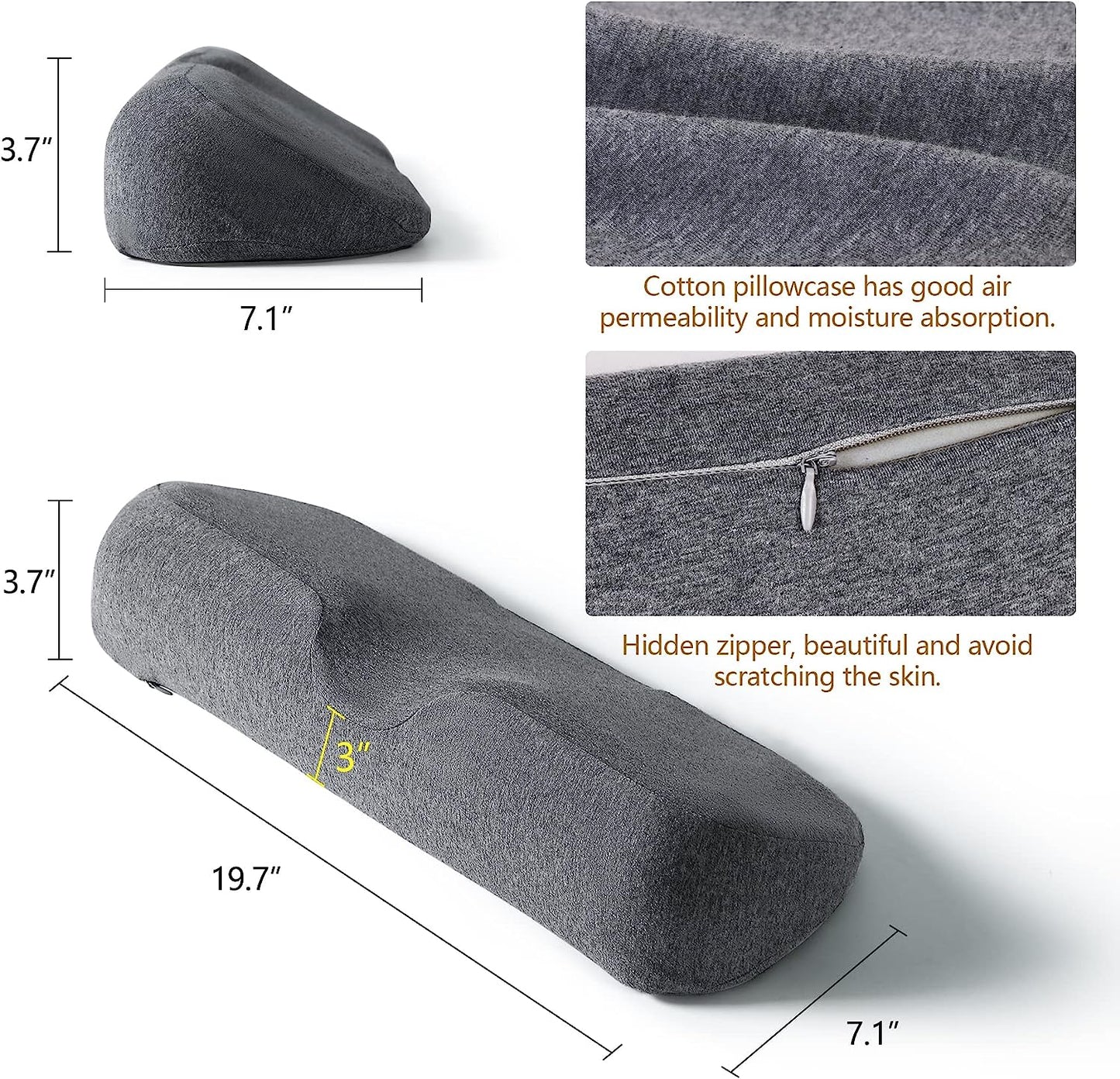 Oreiller de sommeil ergonomique avec massage