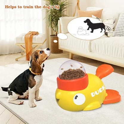 Interactive Press Dog Snack Dispenser Toy