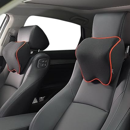 Pack de 2 oreillers de voiture pour le cou