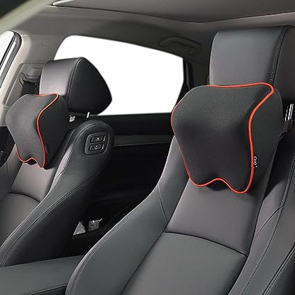 Pack de 2 oreillers de voiture pour le cou