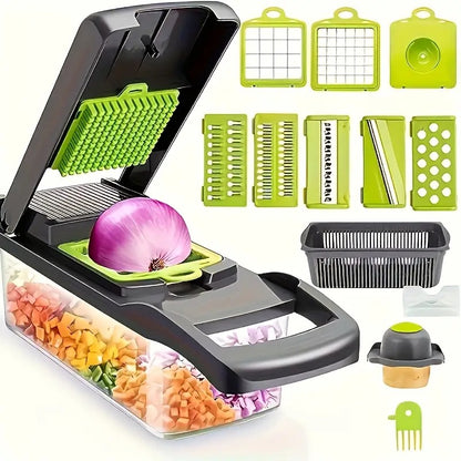 16-in-1 Manual Vegetable Chopper