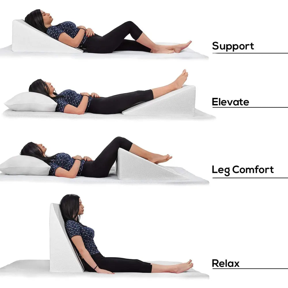 Coussin en Forme de Cale pour Dormir en Position Verticale