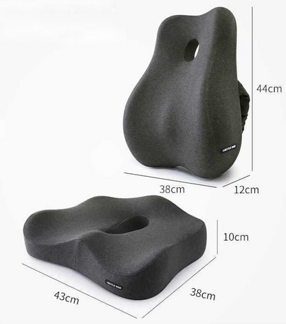 Support de siège de chaise de bureau et oreiller pour la taille