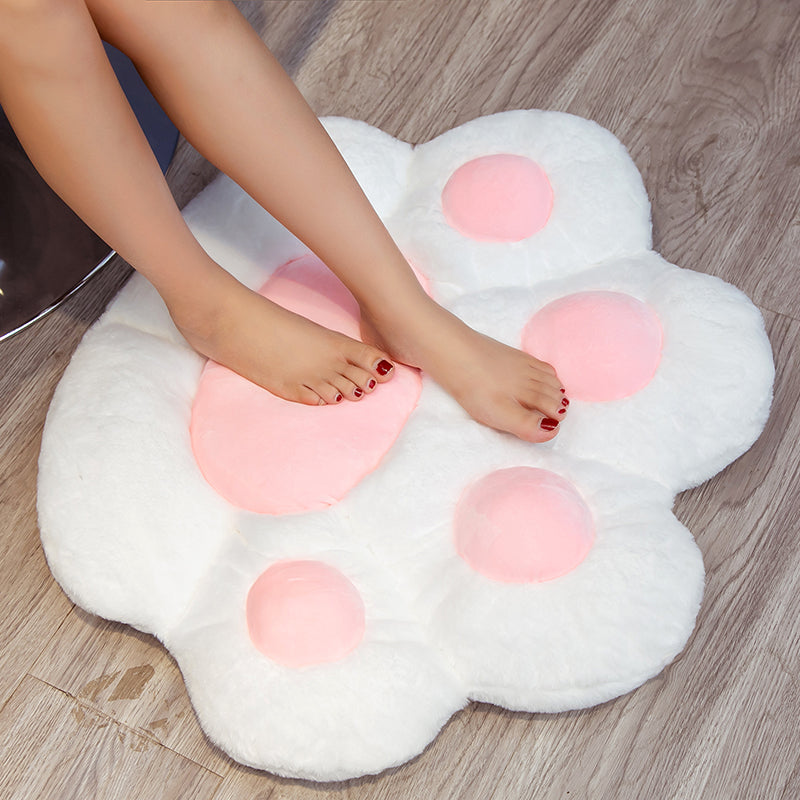 Coussin Doux en Forme de Patte de Chat