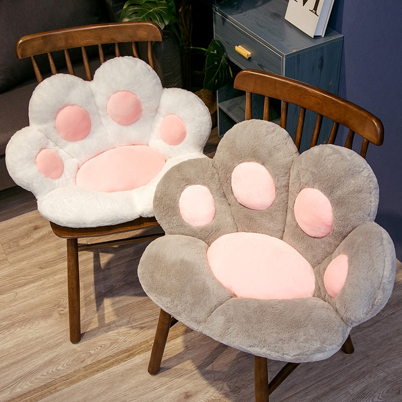 Coussin Doux en Forme de Patte de Chat