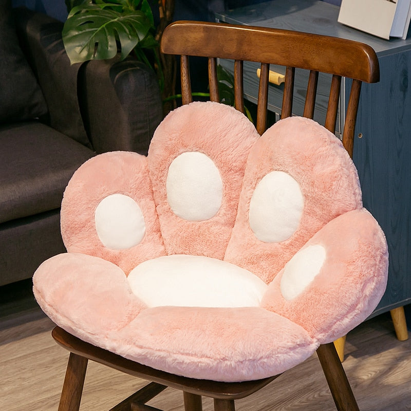 Coussin Doux en Forme de Patte de Chat