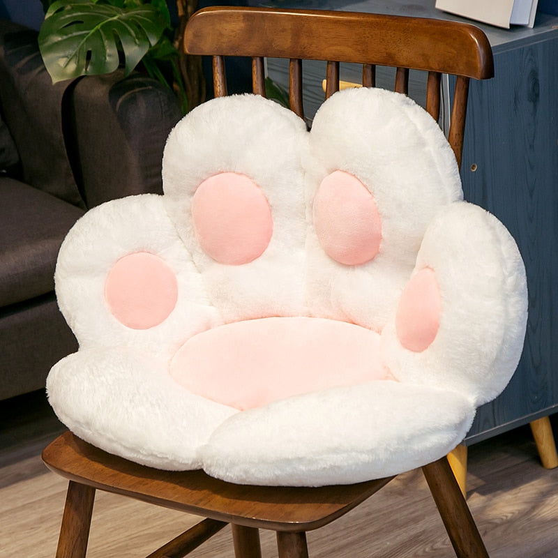 Coussin Doux en Forme de Patte de Chat