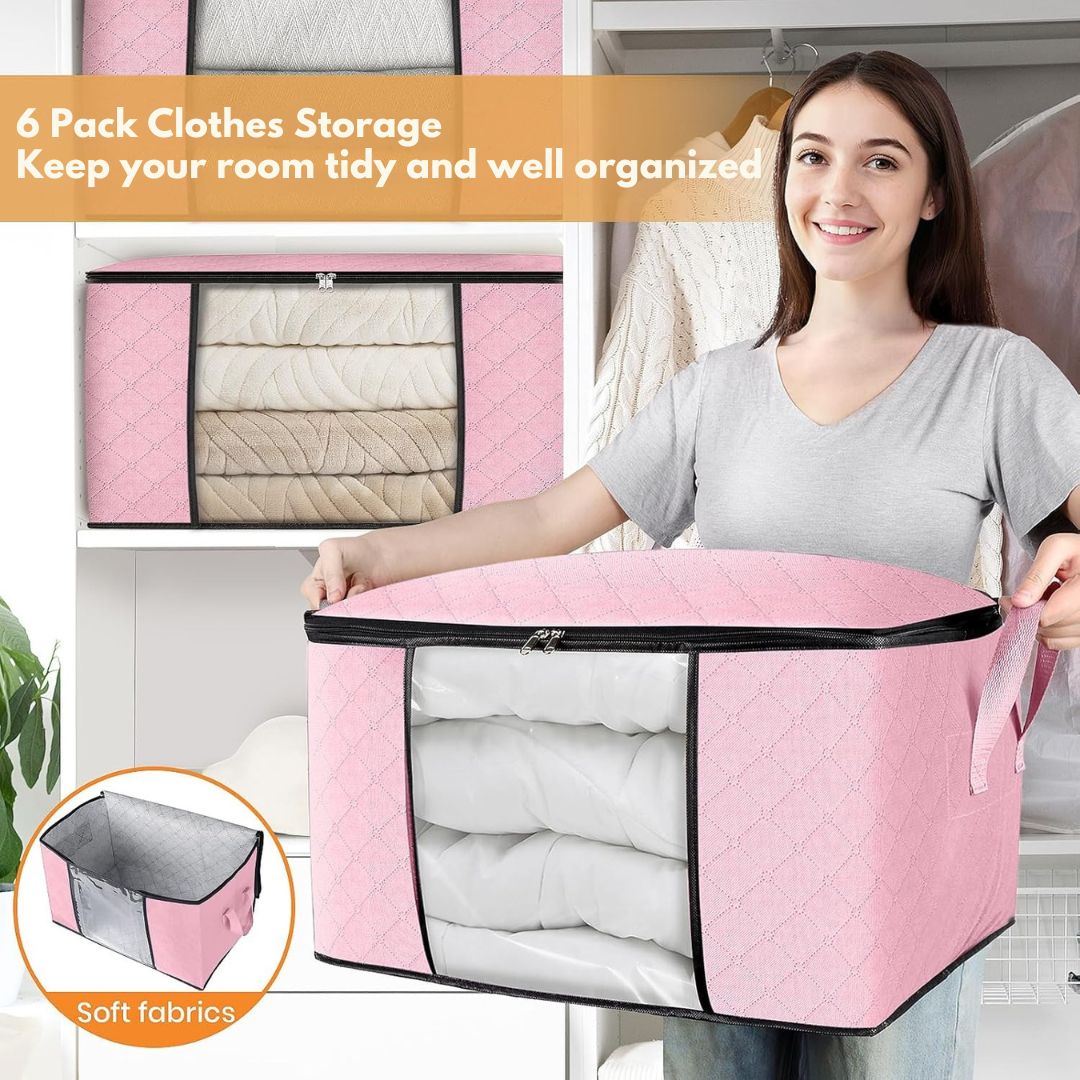 6 Pack Clothes Storage